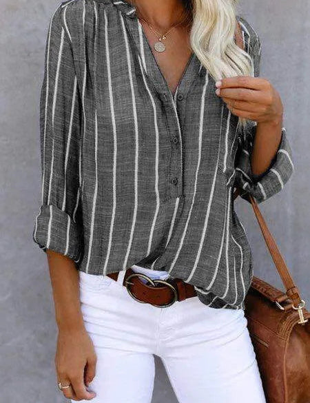 Matteo Ricci | Striped Casual Blouse For Women