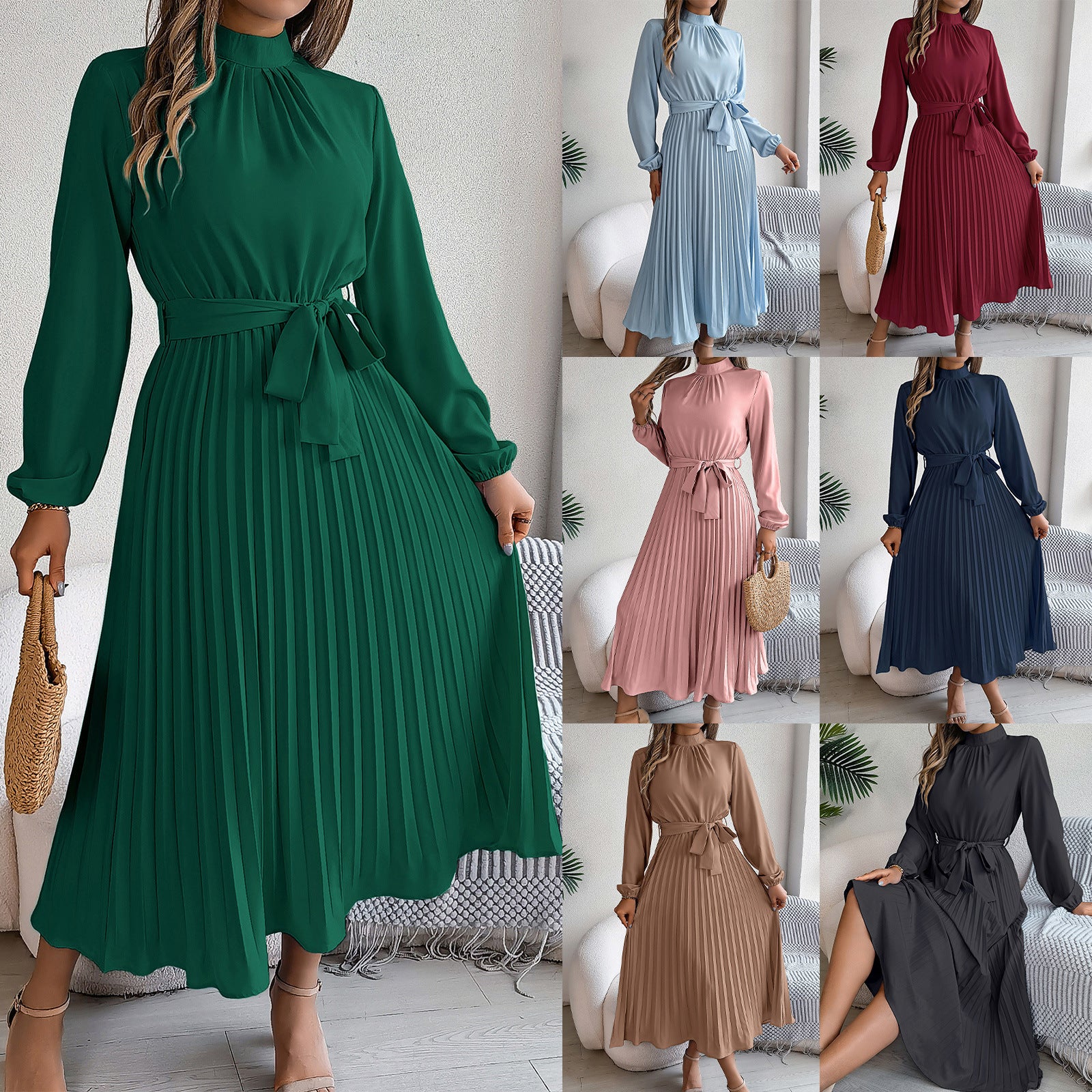 Lauren Ryan | Pleated Midi Dress For Women