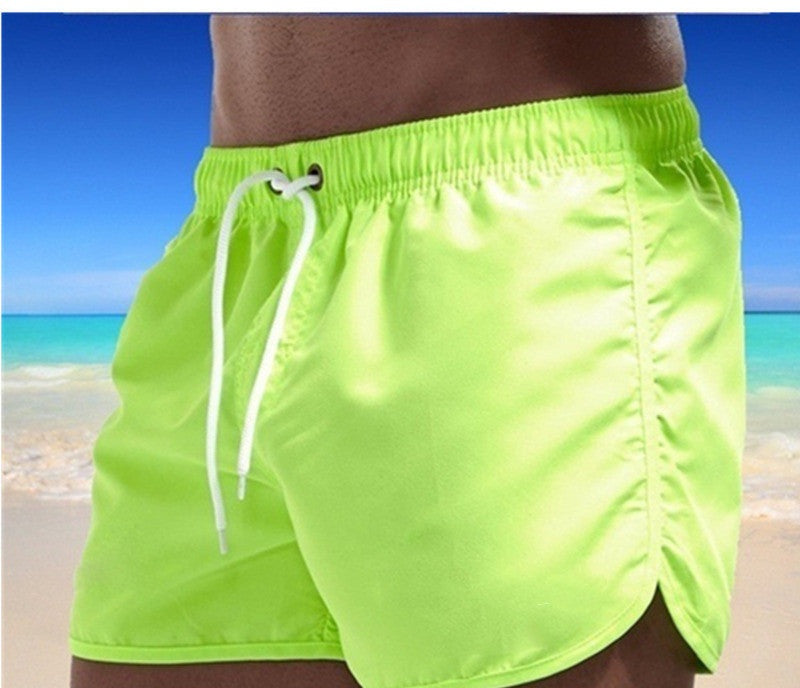 Fausto Corcombe | Black Quick-Dry Swim Shorts For Men