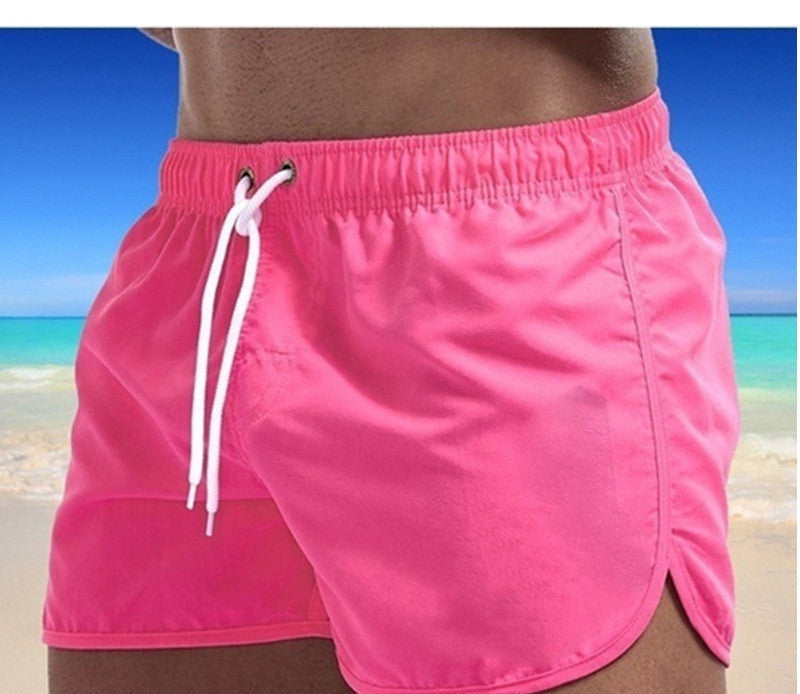 Fausto Corcombe | Black Quick-Dry Swim Shorts For Men