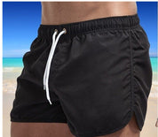 Fausto Corcombe | Black Quick-Dry Swim Shorts For Men