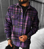 Renato Oakbrook | Checked Flap Pocket Overshirt For Men