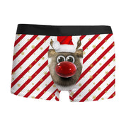 Tree Topper | Green Tree Print Christmas Underwear For Men