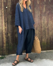 Tara Murphy | Linen Two-Piece Set For Women