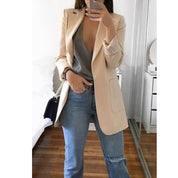 Letizia Wickwood | Open Front Longline Blazer For Women