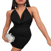 Ivy Sullivan | Backless Halter Cocktail Dress For Women
