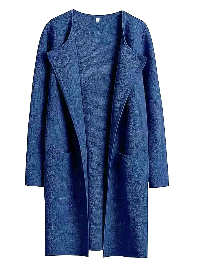 Camille Laurent | Elegant Longline Coat For Women