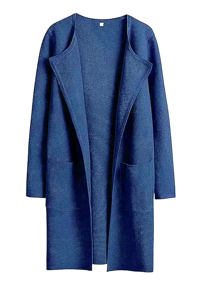 Camille Laurent | Elegant Longline Coat For Women