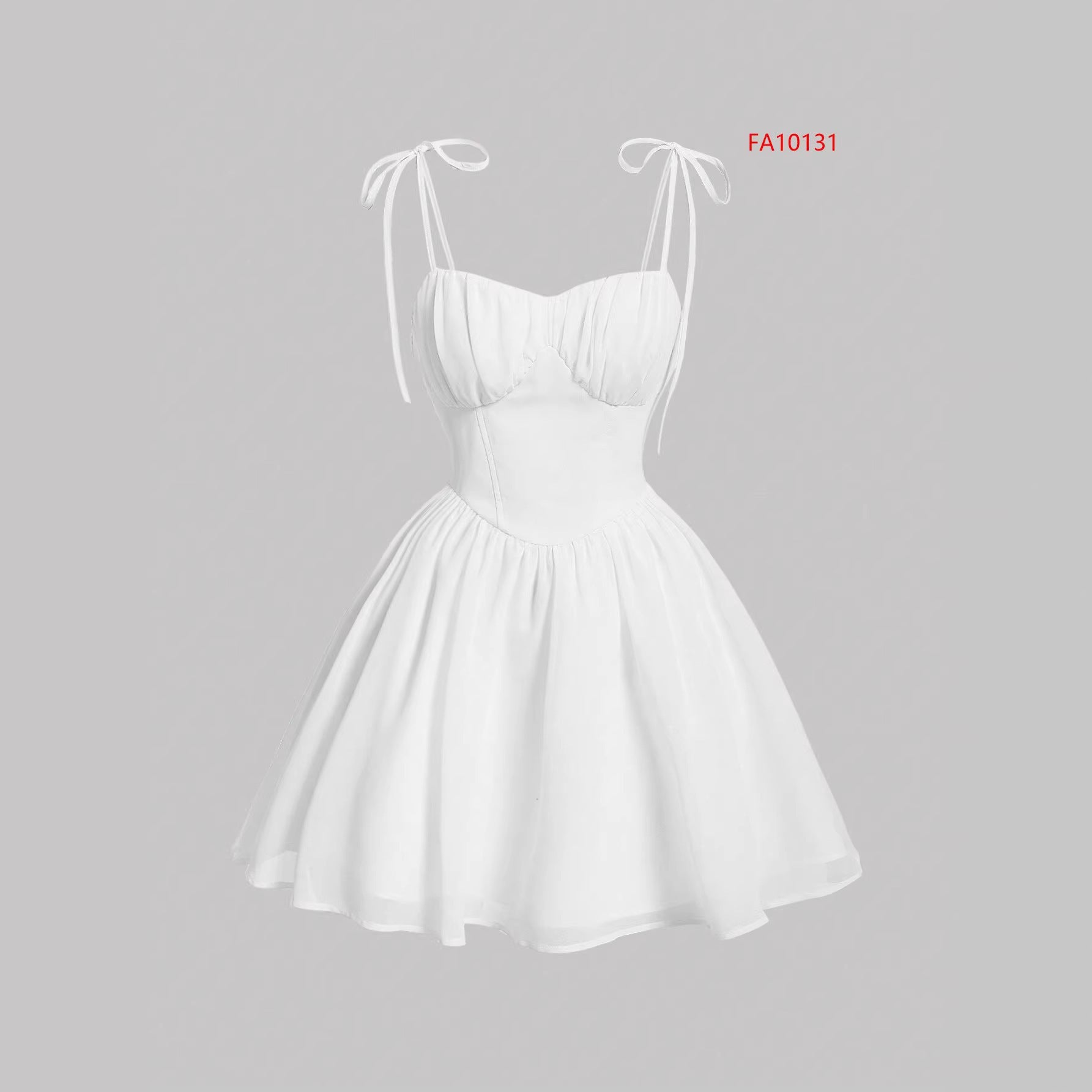 Millicent Goldwick | Sky Blue Tie Strap Summer Dress For Women
