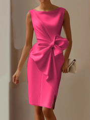 Cordelia Ashworth | Bow Detail Midi Sheath Dress For Women