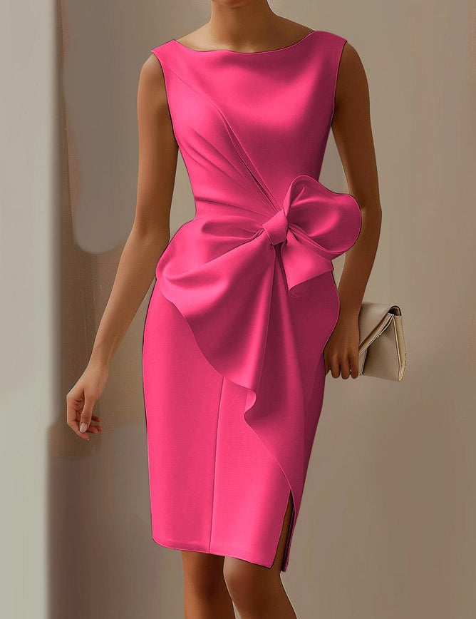Cordelia Ashworth | Bow Detail Midi Sheath Dress For Women