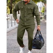 Ethan Campbell | Fleece Tracksuit Two-Piece Set For Men