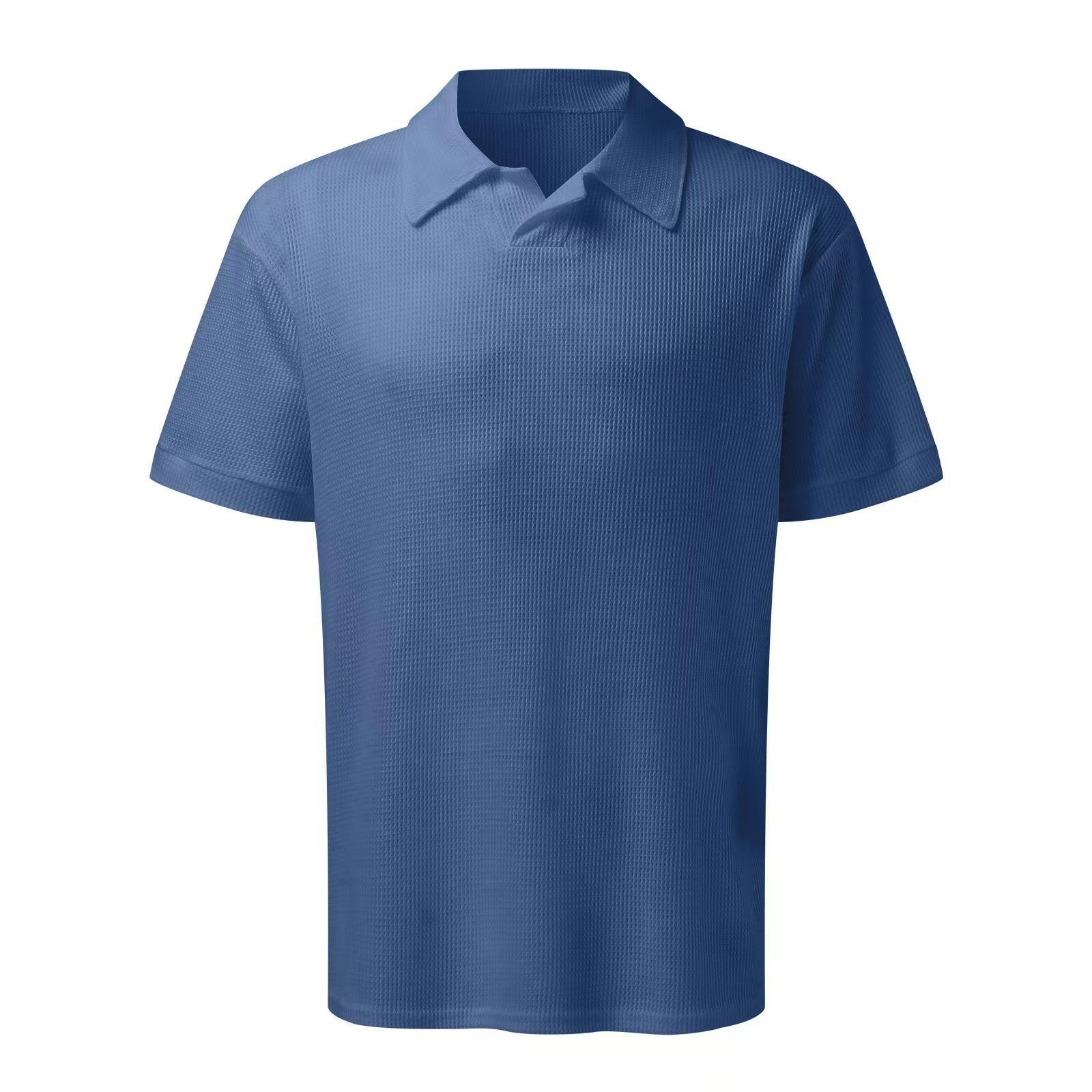 Grady Thornton | Waffle Knit Polo Shirt & Shorts Set For Men