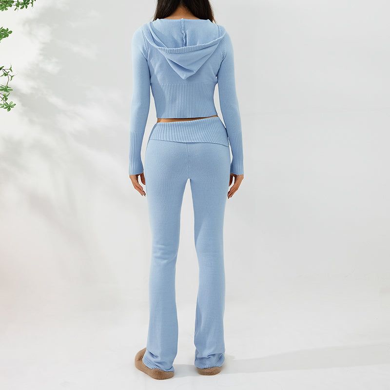 Sienna Moreau | Ribbed Lounge Set With Luxe Sculpted Fit Detail