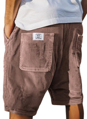 Callan Ridgeway | Corduroy Multi-Pocket Shorts For Men