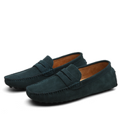 Leandro Walley | Suede Penny Driving Loafers For Men