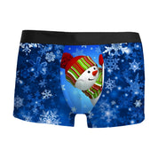 Tree Topper | Green Tree Print Christmas Underwear For Men