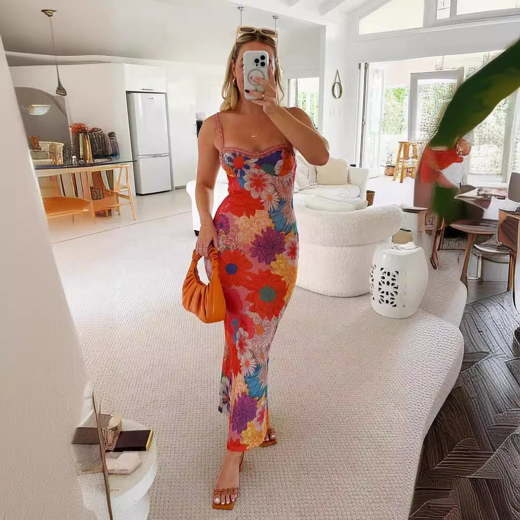 Sarah Dunn | Floral Print Races Dress For Women