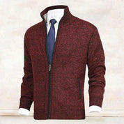 Gabriel Romano | Executive Knit Zip Cardigan For Men