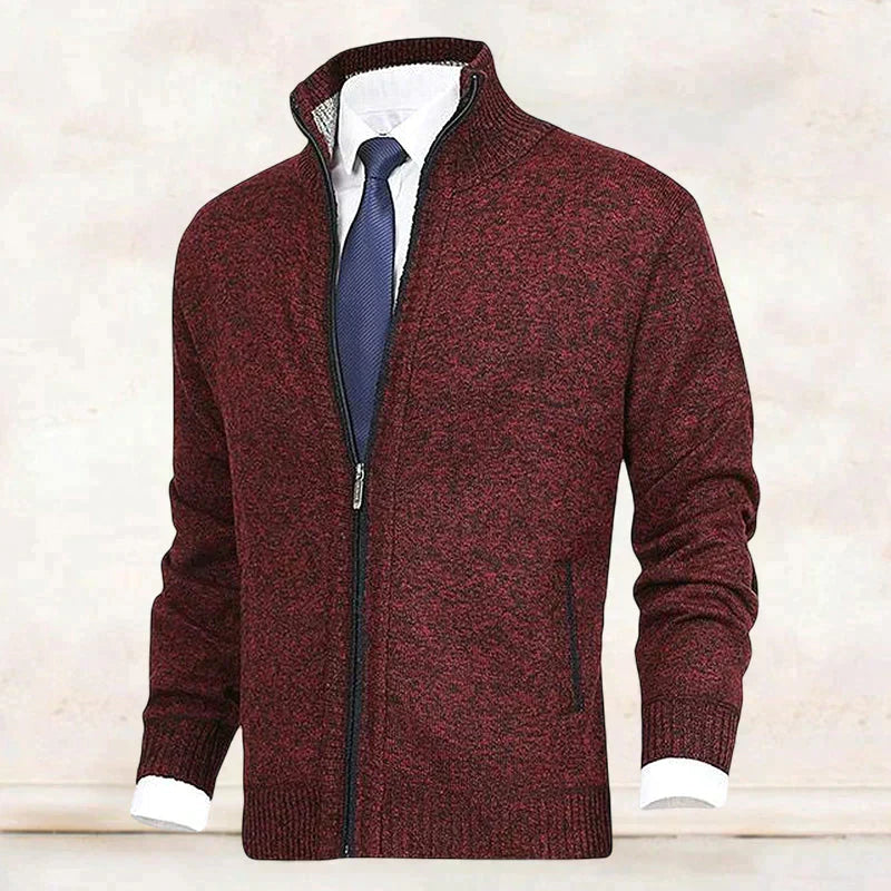 Gabriel Romano | Executive Knit Zip Cardigan For Men