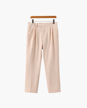 Alessio Romano | Tailored Pleated Trousers with Refined Structure For Men