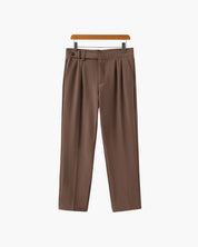 Alessio Romano | Tailored Pleated Trousers with Refined Structure For Men