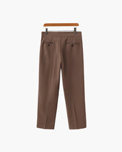 Alessio Romano | Tailored Pleated Trousers with Refined Structure For Men
