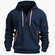Mason Whitaker | Utility Half-Zip Hoodie For Men
