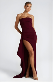 Valentina Rousseau | Strapless Evening Maxi Dress For Women