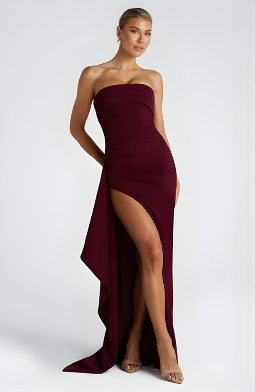 Valentina Rousseau | Strapless Evening Maxi Dress For Women