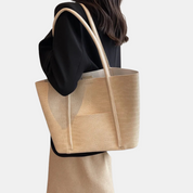 Harper Donnelly | Croc-Effect Leather Tote Bag For Women