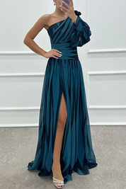 Phoebe Larkin | Striped One-Shoulder Maxi Dress For Women