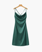 Camille Dupont | Satin Slip Dress with Effortless Parisian Elegance For Women