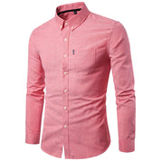 James Mitchell | Slim Fit Long Sleeve Dress Shirt For Men