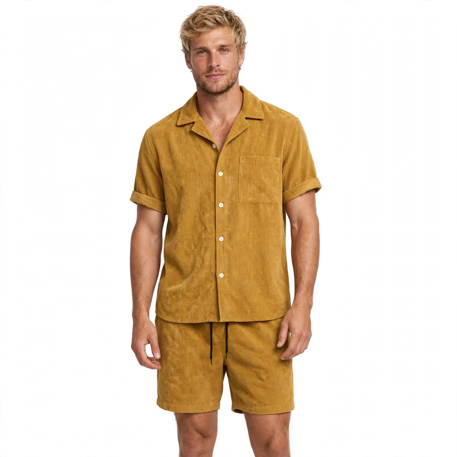 Callum Wren | Corduroy Short Set For Men