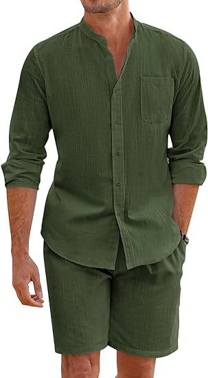 Samuel Kingsley | Relaxed-Fit Two-Piece Shirt & Shorts Set For Men