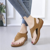 Orla Delaney | Two-Tone Leather Roman Sandals For Women