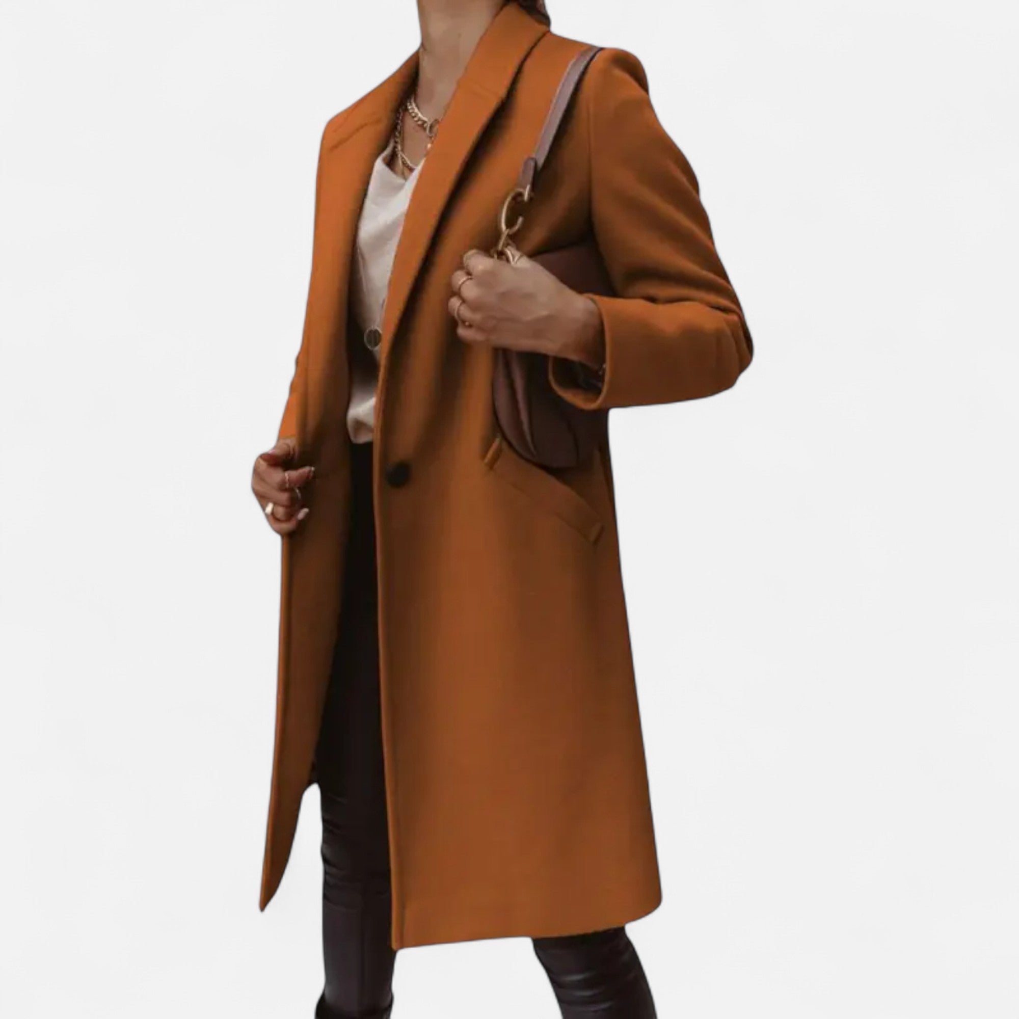 Isabelle Monroe | Elegant Longline Coat For Women