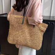Bianca Moretti | Woven Straw Tote Bag For Women