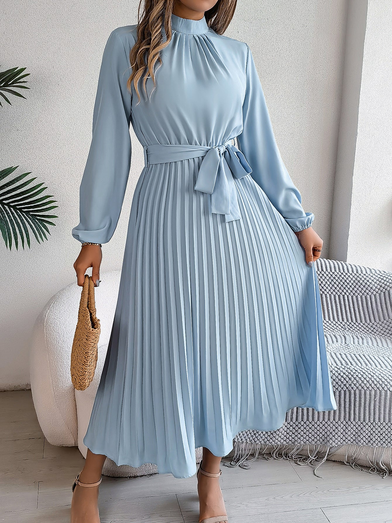 Lauren Ryan | Pleated Midi Dress For Women