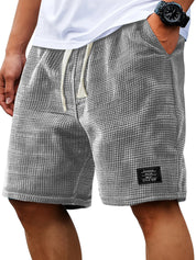 Corey Whitworth | Waffle-Knit Casual Shorts For Men