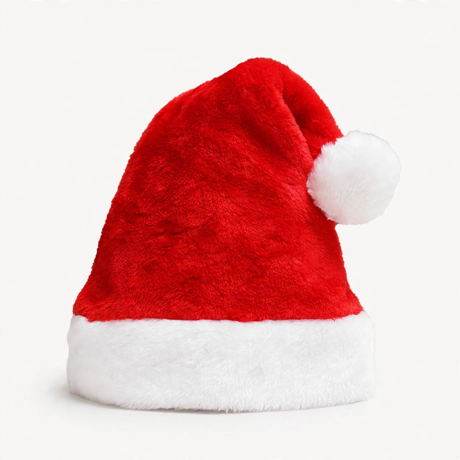 Merry Frost | Red Faux Fur Trim Christmas Santa Hat Unisex