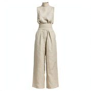 Harper Ainslie | Relaxed Linen Wide-Leg Co-Ord Set For Women