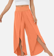 Freya Chandler | High-Waist Split Wide Leg Trousers For Women