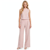 Matilda Fairweather | Blush Wide-Leg Two Piece Set For Women