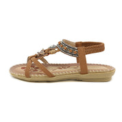 Stella Fairgate | Beaded Boho Flat Sandals For Women
