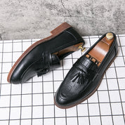 Ryan Mitchell | Tassel Loafer Leather Shoes For Men