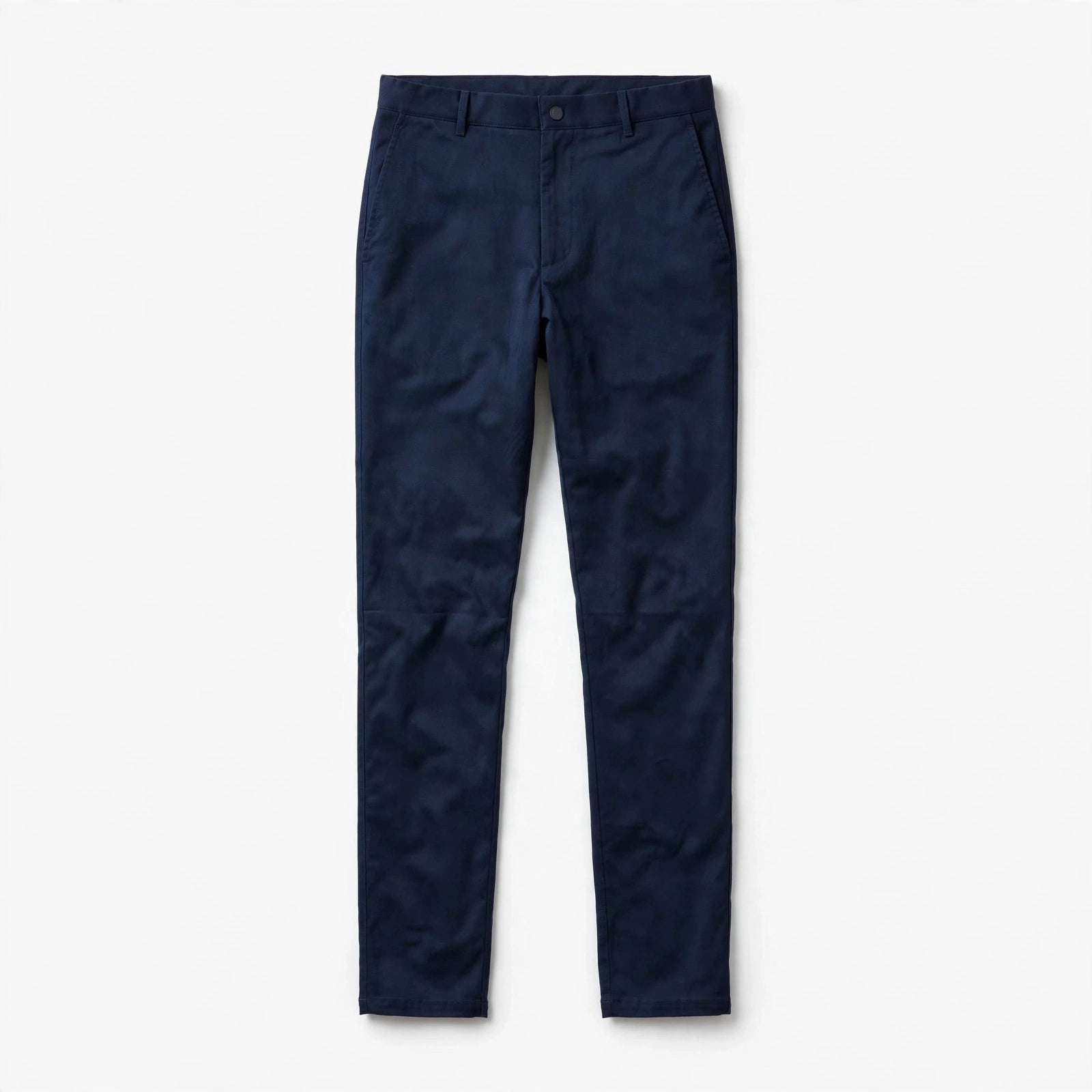 Lorcan Merefield | Navy Slim Fit Stretch Ankle Trousers For Men