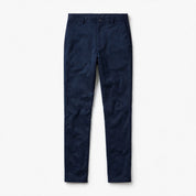 Lorcan Merefield | Navy Slim Fit Stretch Ankle Trousers For Men