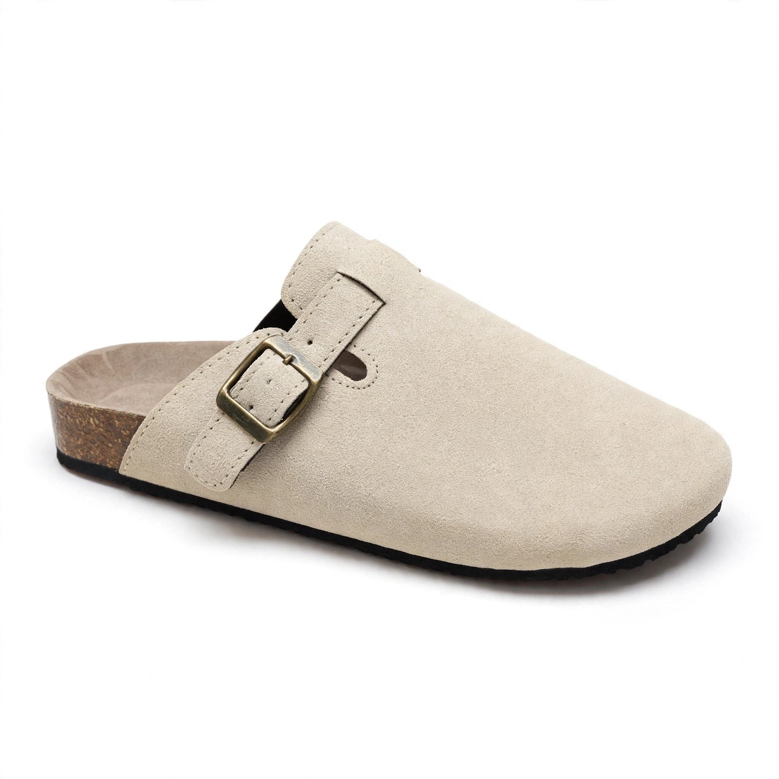 Flaminia Penbridge | Suede-Look Buckle Clogs For Women